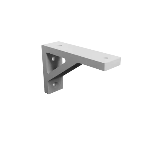 Support bracket 150×100 mm STL file, thickness 12 mm, hole diameter 8 mm