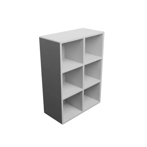 fichier STL Casier de rangement 6 tiroirs 33×33×33 mm, épaisseur: 3 mm