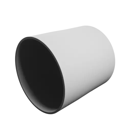 Tubing adapter STL file ⌀ 79–78 mm (Length: 80 mm)