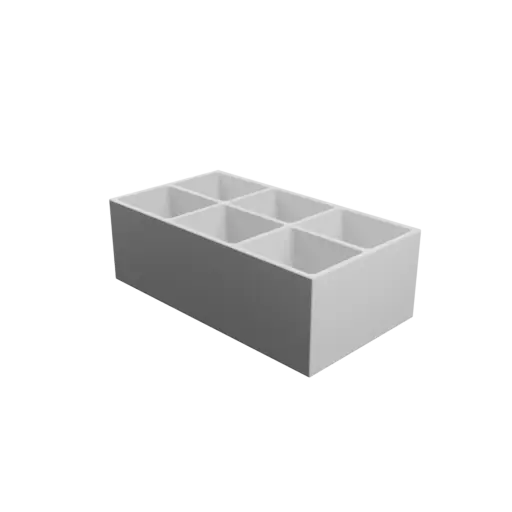 fichier 3D STL Boîte multi-compartiments : 6 compartiments de 50×40×50 mm