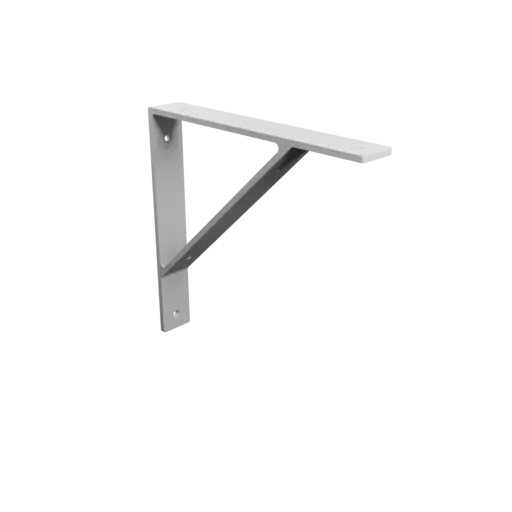 fichier 3D STL Équerre de fixation 233×222 mm, Épaisseur 5 mm, Diamètre orifice 5 mm