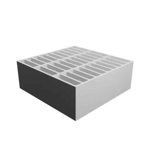 fichier 3D STL Boîte multi-compartiments : 30 compartiments de 80×20×90 mm