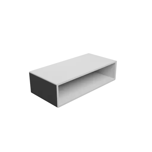 Small parts organizer with 1 drawer 117×25×52 mm STL 3D file, thickness: 3 mm