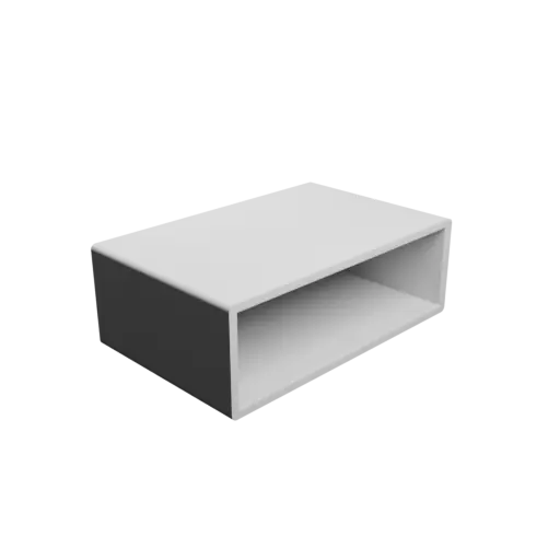 Small parts organizer with 1 drawer 88×25×55 mm STL 3D file, thickness: 3 mm