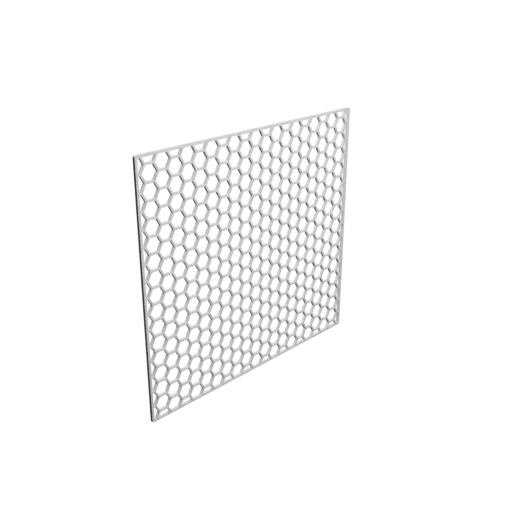 fichier STL grille de protection 194x180mm, maille: 10mm