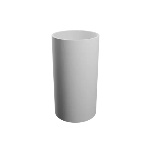 fichier STL Boîte ronde avec couvercle ⌀ 50 mm - Hauteur: 100 mm, Coque: 2 mm