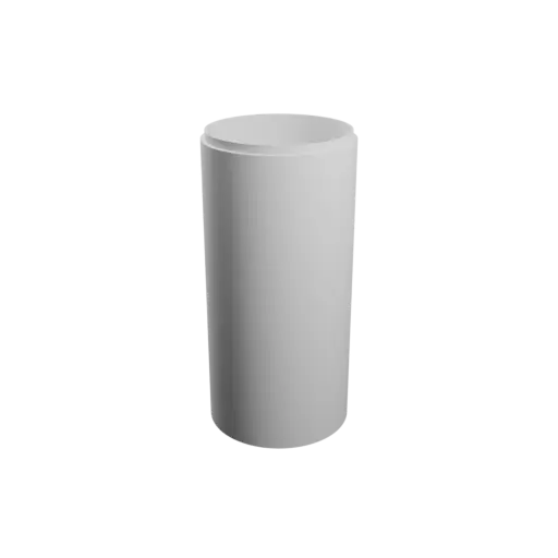 fichier STL Boîte ronde avec couvercle ⌀ 90 mm - Hauteur: 190 mm, Coque: 3 mm