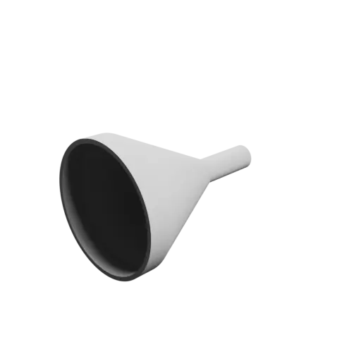Tube adapter STL file ⌀ 60–12 mm (Length: 90 mm)