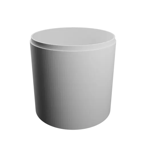fichier STL Boîte ronde avec couvercle ⌀ 100 mm - Hauteur: 100 mm, Coque: 3 mm