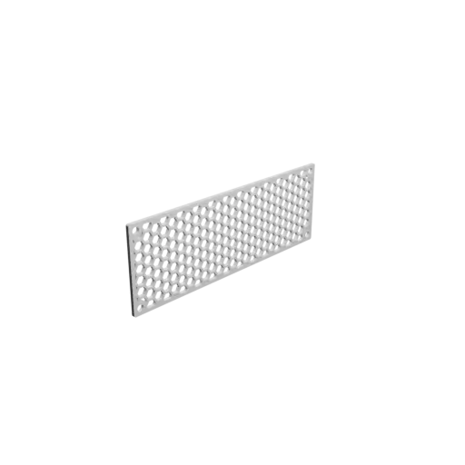fichier STL grille de protection entraxe: 132x42mm, maille: 5mm - Ø4mm