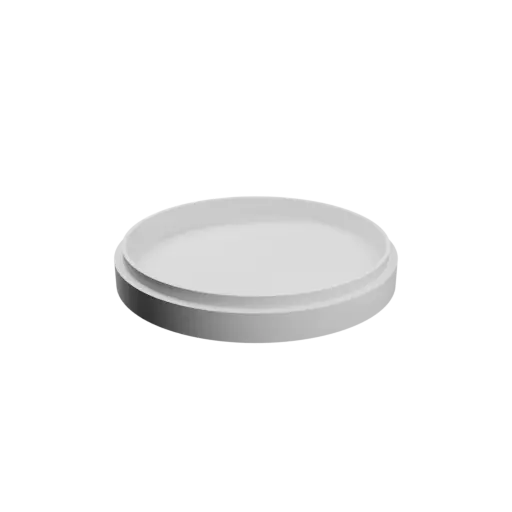fichier STL Boîte ronde avec couvercle ⌀ 120 mm - Hauteur: 22 mm, Coque: 5 mm