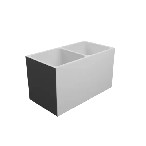 fichier STL Boîte multi-compartiments : 2 compartiments de 77×74×86 mm