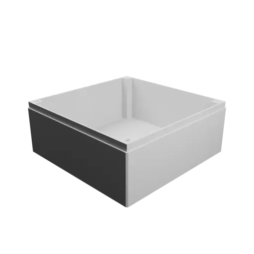 fichier STL Boîtier avec couvercle vissé : 110×110×50 mm