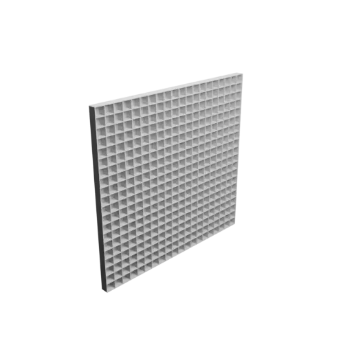 Small parts organizer with 400 drawers 25×25×20 mm STL 3D file, thickness: 2 mm