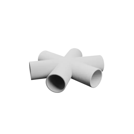 fichier STL Connecteur multi-tuyaux (6 tuyaux) - Diamètre ext. 18 mm, épaisseur 1 mm
