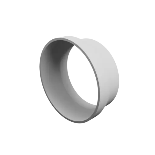 Tubing adapter STL file ⌀ 80–70 mm (Length: 30 mm)