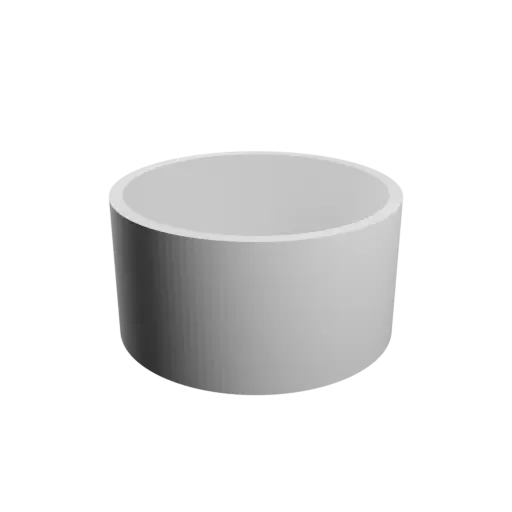 Round box with lid STL file ⌀ 45 mm - Height: 30 mm, Shell: 2 mm