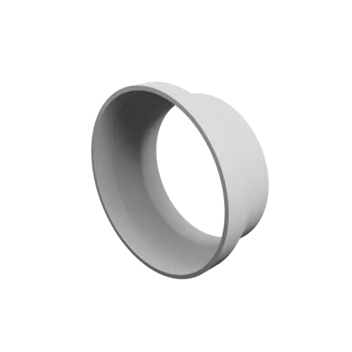 Tube adapter STL 3D file ⌀ 85–70 mm (Length: 30 mm)