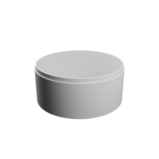 Round box with lid STL 3D file ⌀ 110 mm - Height: 50 mm, Shell: 3 mm