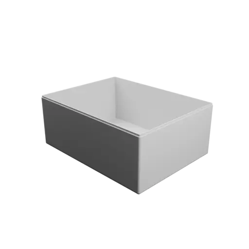 fichier STL boîte à base rectangulaire avec couvercle - 290×220×120 mm, paroi 3 mm