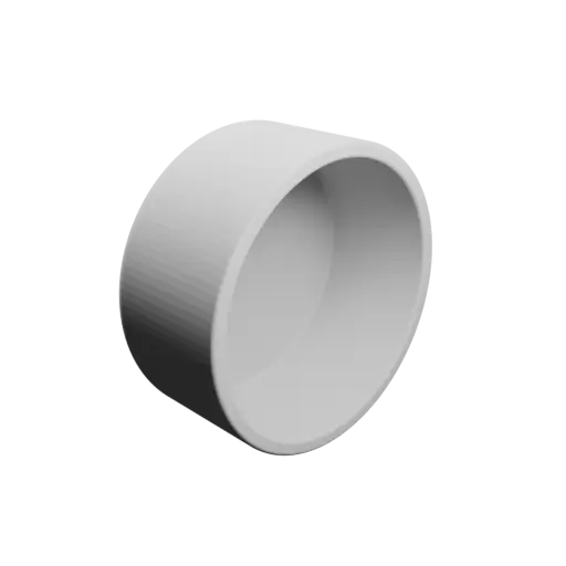 Pot STL file, inner: base Ø85 mm, top Ø85 mm, height 40 mm - wall thickness 5 mm