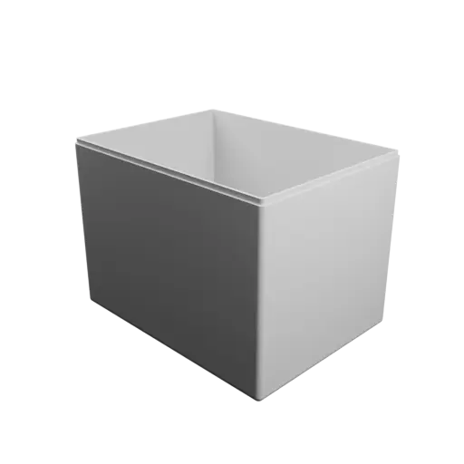 modèle 3D STL boîte rectangulaire avec couvercle - 200×150×149 mm, paroi 3 mm