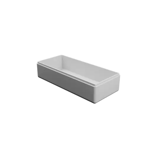 fichier STL boîte rectangulaire avec couvercle - 180×80×46 mm, paroi 4 mm