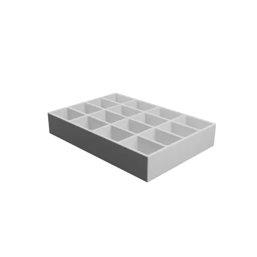 fichier STL Boîte multi-compartiments : 16 compartiments de 30×20×20 mm