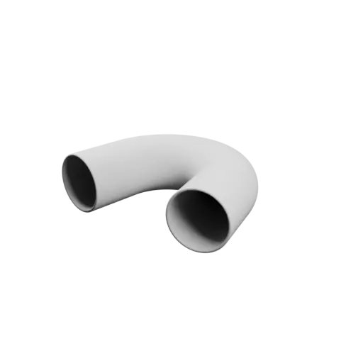 fichier STL Coude de tube 160° ⌀ext: 79 mm ⌀int: 72 mm épaisseur: 3.5 mm