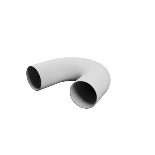 fichier STL Coude de tube 162° ⌀ext: 77.5 mm ⌀int: 71.5 mm épaisseur: 3 mm