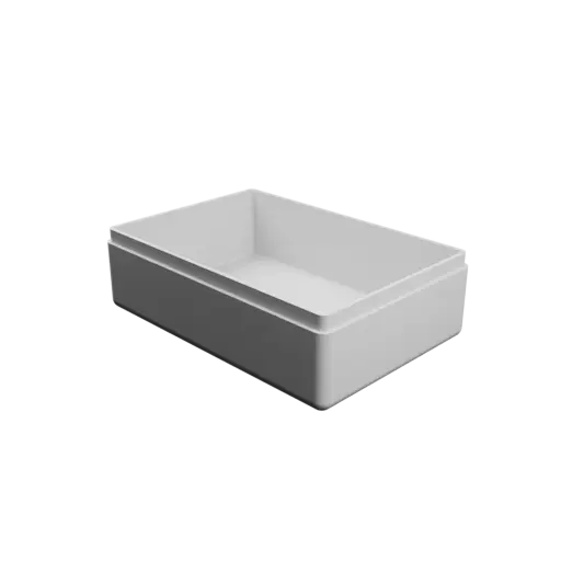 fichier 3D STL boîte rectangulaire avec couvercle - 86×59×29 mm, paroi 2 mm
