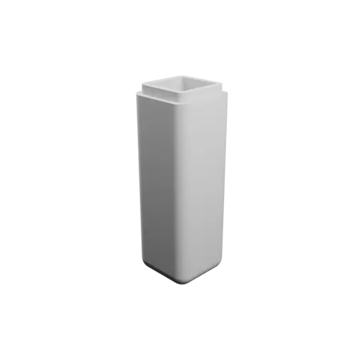 fichier STL boîte à base carrée avec couvercle - 31×31×97 mm, paroi 5 mm
