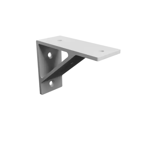 fichier 3D STL Équerre d'étagère 130×100 mm, Épaisseur 5 mm, Diamètre orifice 8 mm