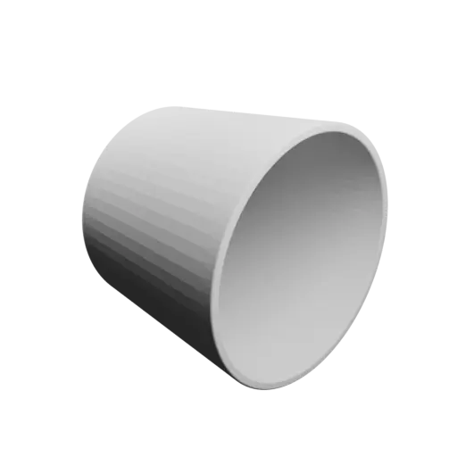 Bowl STL file, inner: base Ø68 mm, top Ø80 mm, height 70 mm - wall thickness 3 mm