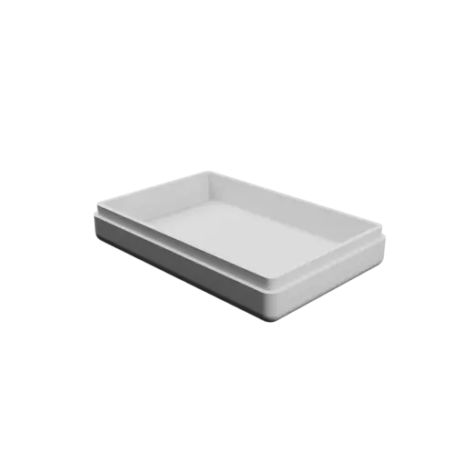 modèle 3D STL boîte à base rectangulaire avec couvercle - 90×60×20 mm, paroi 3 mm