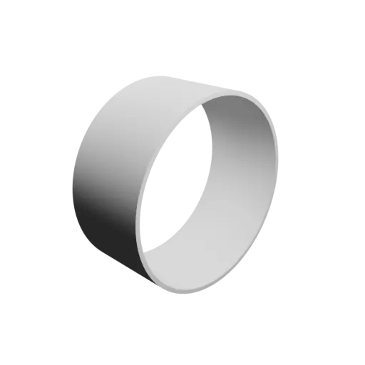 modèle 3D STL tube creux Ø ext. 46 mm, Ø int. 44 mm, longueur 21 mm