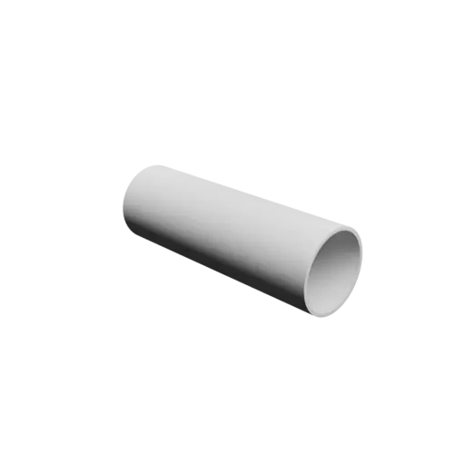 tube STL 3D model OD 30.5 mm, ID 28 mm, length 92 mm