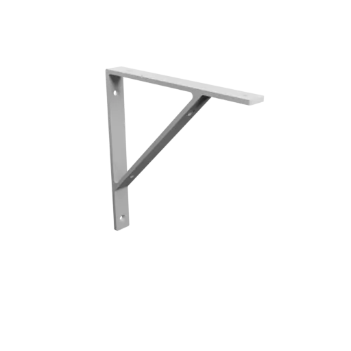 Mounting bracket 210×215 mm STL file, thickness 5 mm, hole diameter 6 mm