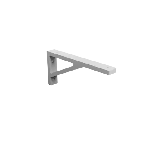 fichier STL Équerre de fixation 210×100 mm, Épaisseur 10 mm, Diamètre orifice 6 mm