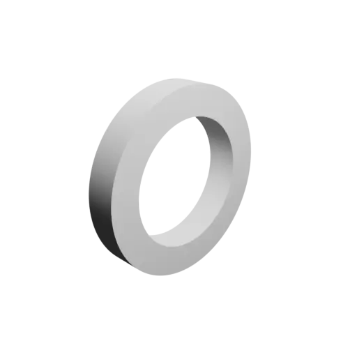 modèle 3D STL tube creux Ø ext. 6 mm, Ø int. 4.1 mm, longueur 1 mm