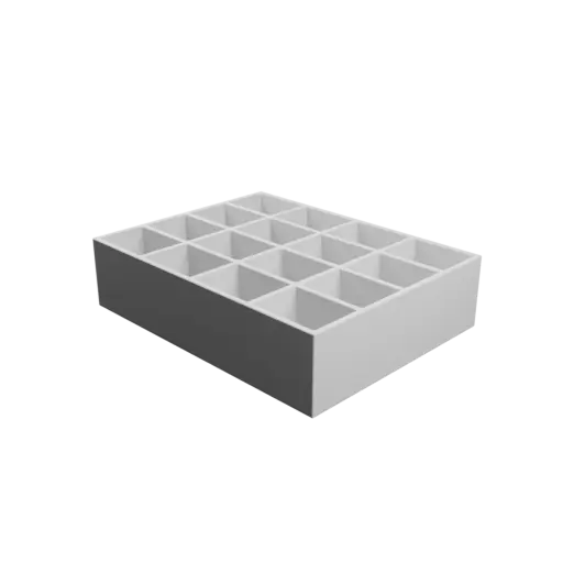 fichier STL Boîte multi-compartiments : 16 compartiments de 40×30×40 mm