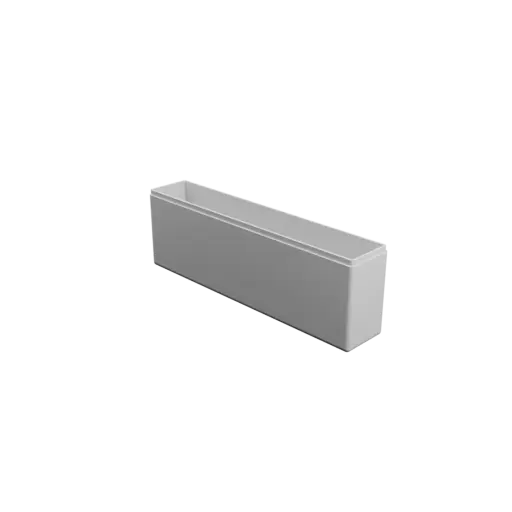 fichier STL boîte à base rectangulaire avec couvercle - 204×38×69 mm, paroi 2 mm
