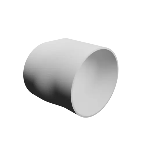 fichier STL Adaptateur de conduit ovale 102x74mm vers 83.5x83mm - transition: 32mm