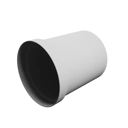 Tube adapter STL 3D file ⌀ 205–190 mm (Length: 235 mm)