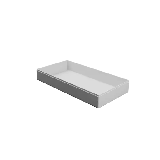 fichier STL boîte rectangulaire avec couvercle - 244×124×39 mm, paroi 2 mm