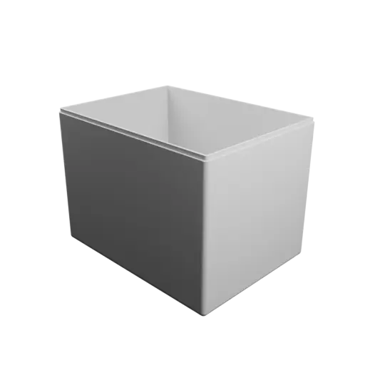 fichier STL boîte à base rectangulaire avec couvercle - 200×150×150 mm, paroi 3 mm