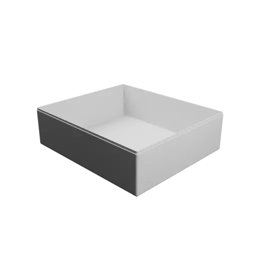 modèle 3D STL boîte à base rectangulaire avec couvercle - 230×200×70 mm, paroi 2 mm