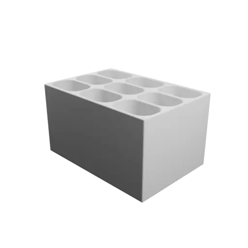 fichier STL Boîte multi-compartiments : 9 compartiments de 30×19.6×52.5 mm