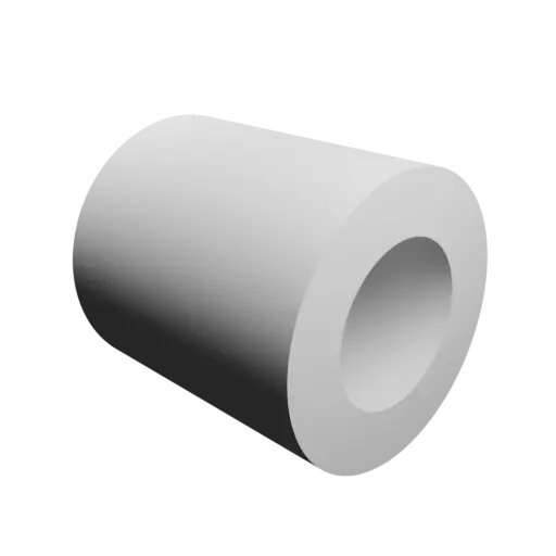 modèle 3D STL tube cylindrique Ø ext. 56 mm, Ø int. 32 mm, longueur 60 mm