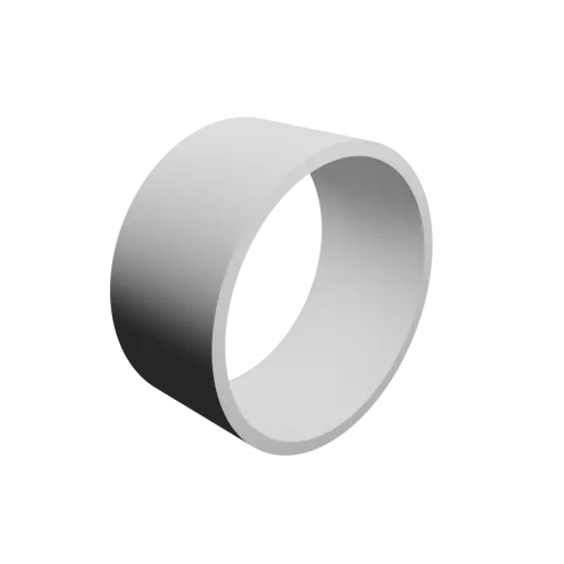 fichier STL tube creux Ø ext. 44 mm, Ø int. 40 mm, longueur 21 mm